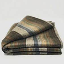 SOFT WARM ALPACA LLAMA WOOL BLANKET BED SOFA COUCH COVER QUEEN THROW 90"x65"