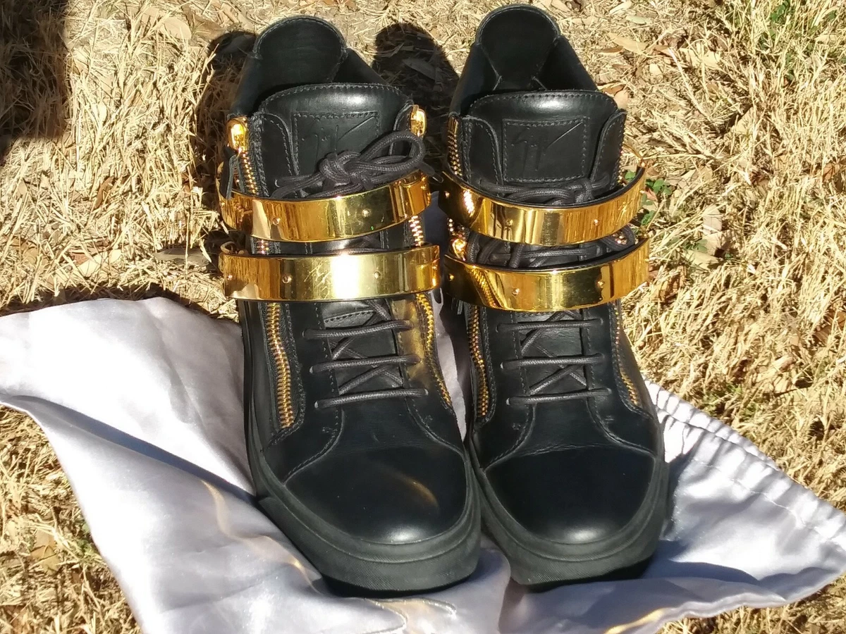 Giuseppe Zanotti &#034;Double Buckle London&#034; Sneakers sz 10us w/ bag. | eBay