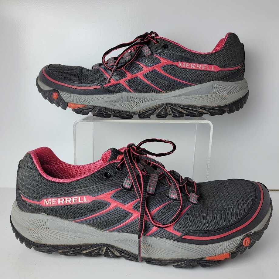 Scarpe da trail running Merrell Unifly All Out Rush rosa paradiso da donna taglia 10