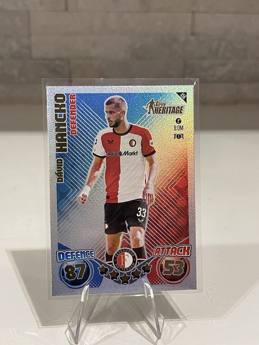 Match Attax 2024 2025 24/25 Heritage David Hancko Feyenoord Foil