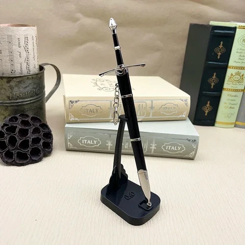 Metal Strider Ranger Sword The Lord of Aragorn II LOTR Desk Ornament - 22CM - Picture 3 of 11