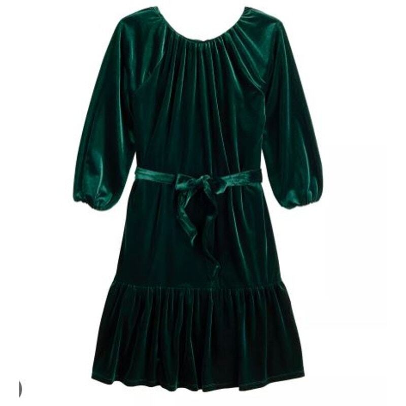 white christmas dresses Jordan Long-Sleeve Wrap Dress in Lurex Stripe – Draper James