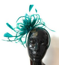 Customised Feather Hair Fascinator on Headband Wedding Royal Ascot Races Bespoke