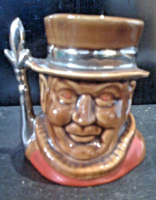 Vintage Lord Nelson Keramik Beefeater 3,25'' Figur Becher Toby Krug Top