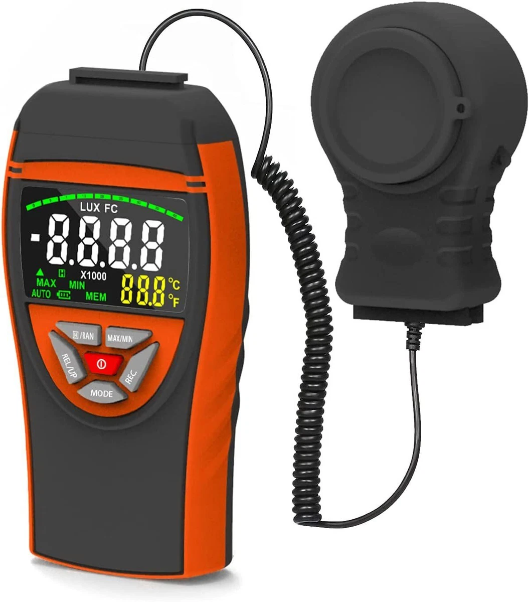 Digital Light Meter Illuminance Lux Meter 0.1LUX FC Light Sensor Light Tester AU