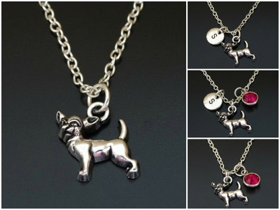 dog birthstone necklace