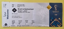Match 31 Brazil Switzerland 2022 FIFA World Cup VIP TICKET Stub
