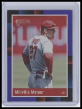 2022 Donruss #265b Mike Trout Holo Blue Variation 