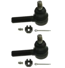 For Jeep CJ7 Dodge P200 Pair Set of 2 Front Outer Steering Tie Rod Ends ES140R