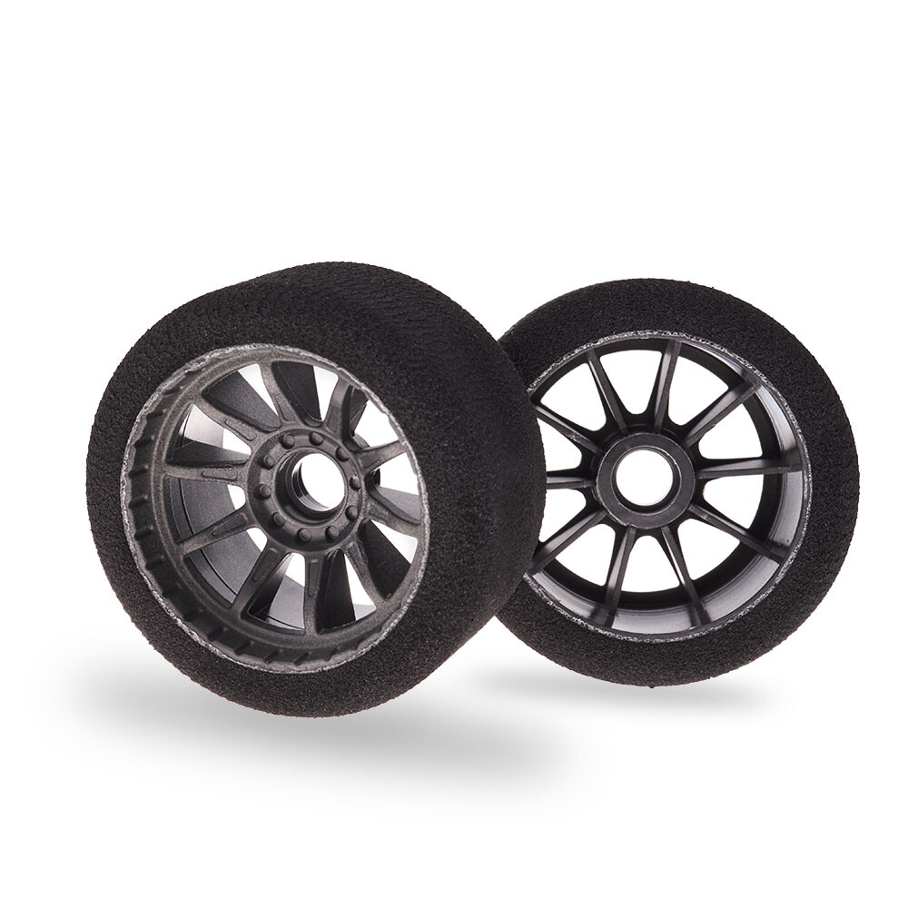 Matrix Racing Pre-Assembled Formular1 42 Shore Front Foam Tires 2pcs For 1/10 RC