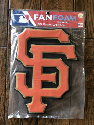 Brand New San Francisco Giants 3D Fan Foam Logo Holding / Wall Sign Made in USA