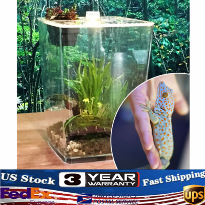 Reptile Enclosure Lives Cage Lizard Frog Pet Snake Terrarium Insect Acrylic Cage