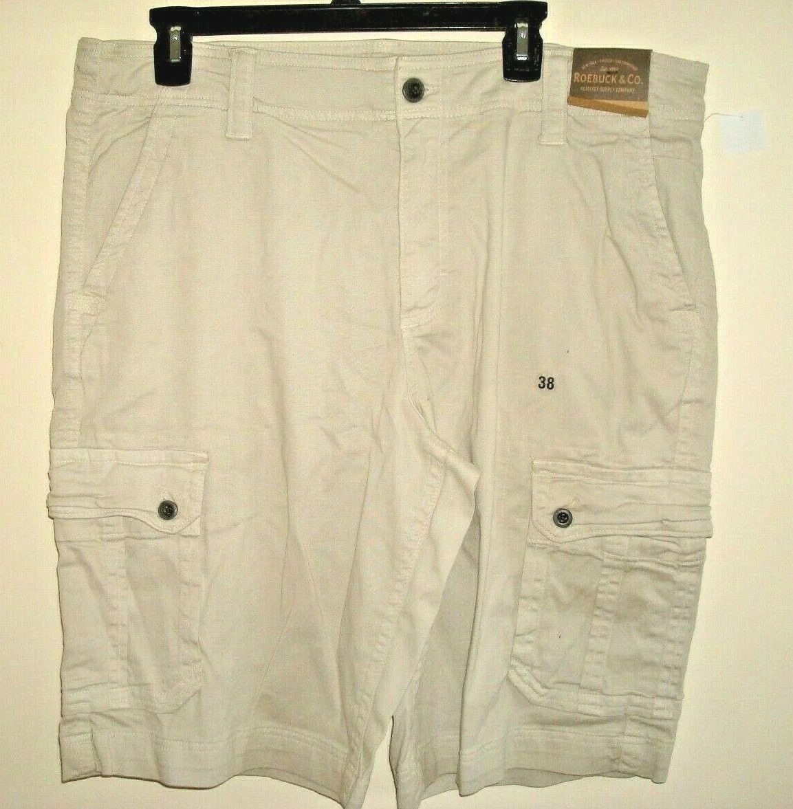 Mens Cargo Shorts Sand Size 40 Roebuck New