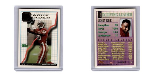 1994 Topps Jerry Rice 49ers #116 - Picture 3 of 3