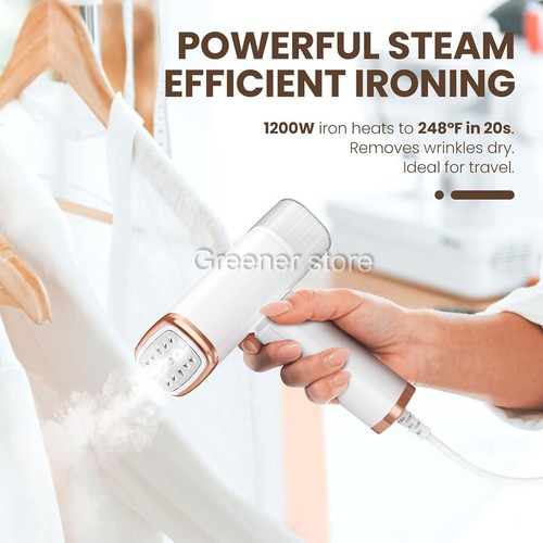 Portable Handheld Clothes Garment Steamer Foldable: Effortless Wrinkle Clothes S - Picture 5 of 14