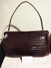 $18k Tiffany & Co. Nwt Laurelton Crocodile Handbag Keyring & Change Purse!