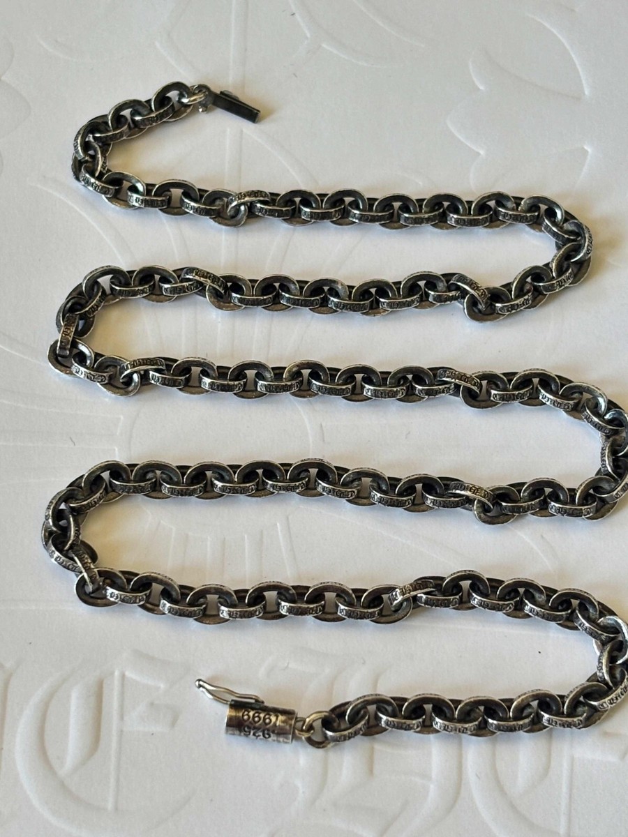 Chrome Hearts Paper Chain Necklace 20 inch (50cm) With 5 Charms | eBay