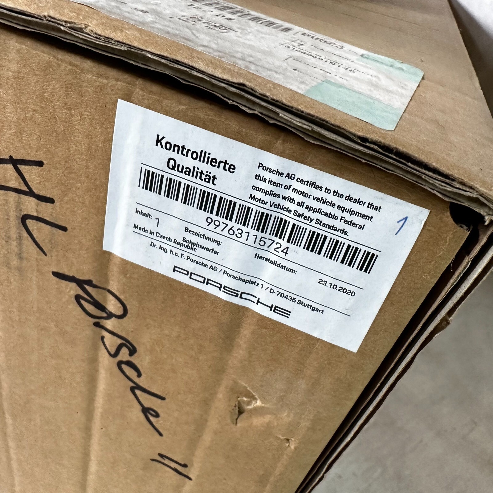 Porsche 997 911 OEM Left Drivers Side Xenon Headlight for sale 