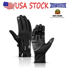 Winter Gloves Men Women Fleece Windproof Waterproof Touch Screen Warm Gloves USA