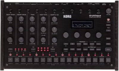 KORG Hybrid Drum Machine Analog Sound & Digital Flexibility Drumlogue