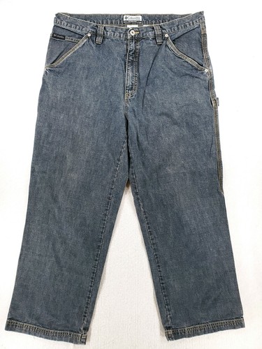 Columbia Mens 38x28 Relaxed Wide Leg 