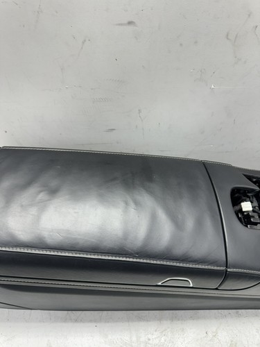Center Console Armrest Black Leather 2226803004 Mercedes S550 S63 W222 2014-17 - Picture 3 of 13
