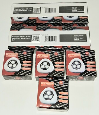 Lunartec ''Stick & Push'' Light with 3 White LEDs