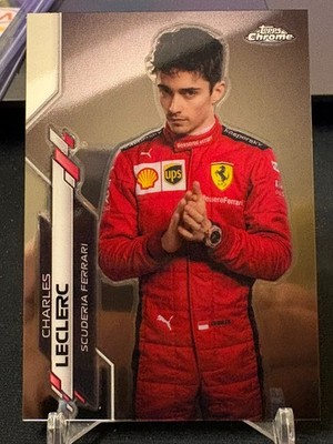 2020 Topps Chrome Formula 1 F1 Charles Leclerc Portrait #4 Ferrari