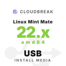 Linux Mint Mate 22.x amd64 Bootable/Live Install USB NEW