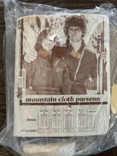 Vtg Frostline Kit Mountain Cloth Parsenn Jacket 1970s Tan No Stuffing M L New