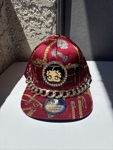 Vintage Betty Boop I Love New York Strap Back Hat Cap Betty Boop Hat | eBay main image 3
