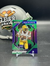 JAYDEN DANIELS 2024 PANINI PRIZM DRAFT NEW RECRUITS ROOKIE GREEN #NR-JDS (CBMH)