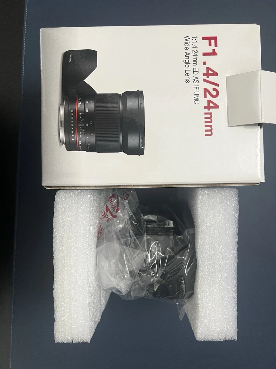 Samyang f/1.4 Camera Lenses 24mm Focal for sale | eBay