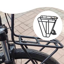Bicycle Front Rack, Aluminum Alloy Metal Luggage Rack for Adults, Cargo Bag,
