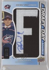2020 Upper Deck SP Game Used Draft Day Marks Rookies 21/35 Liam Foudy Auto 0gy9
