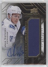 2015 UD Black Rookie Trademarks Relics Gold 31/40 Jake Virtanen #RTR-JV Auto xp6