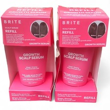 Brite Scalp Serum Refill 100ml 3.38 Fl Oz, 2-Refill bottles, NEW IN PACKAGE