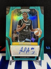 2025 Panini WNBA #SG-AA Ariel Atkins Signatures Teal /35