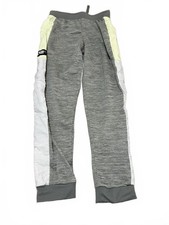 Nike Kids Boys Therma-Fit Gray White Sweatpants XL