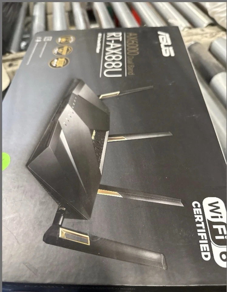 ASUS AX6000 Dual Band WiFi6 Gaming Router 8 Ports Lifetime Security Adaptive QoS - Image 2 of 3