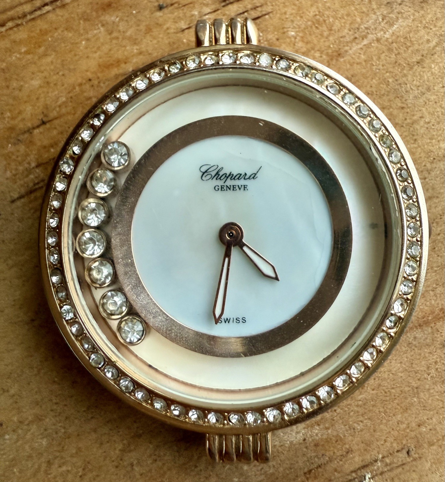 Chopard Happy Sport 28/8500 Ladies Diamond Bezel Watch – 7 Floating Diamonds 