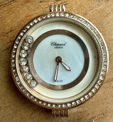 Chopard Happy Sport 28/8500 Ladies Diamond Bezel Watch   7 Floating Diamonds 