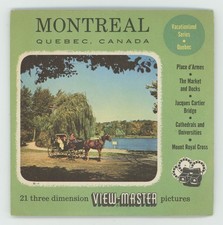 MONTREAL Quebec Canada 1956 View-Master Packet with Reels 380-ABC