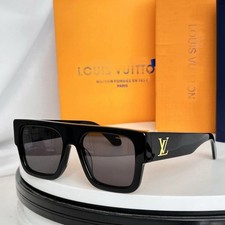 Z2125E Sunglasses Men Large Square Wide Edged Plate Sunscreen Women High Quality