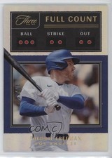 2022 Panini Three and Two Full Count Gold 17/50 Freddie Freeman #FC-6 o7m