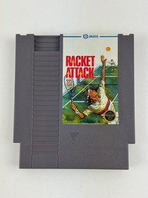 Racket Attack  (Nintendo NES, 1988) Cart w/ Manual & Clamshell Case