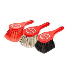 Universal 3-Piece Interior  Exterior Detailing Brush Kit   Ideal for Wheels,