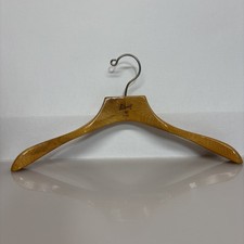 Vintage Setwell 18  Wooden Heavy Duty Coat Hanger Made In USA