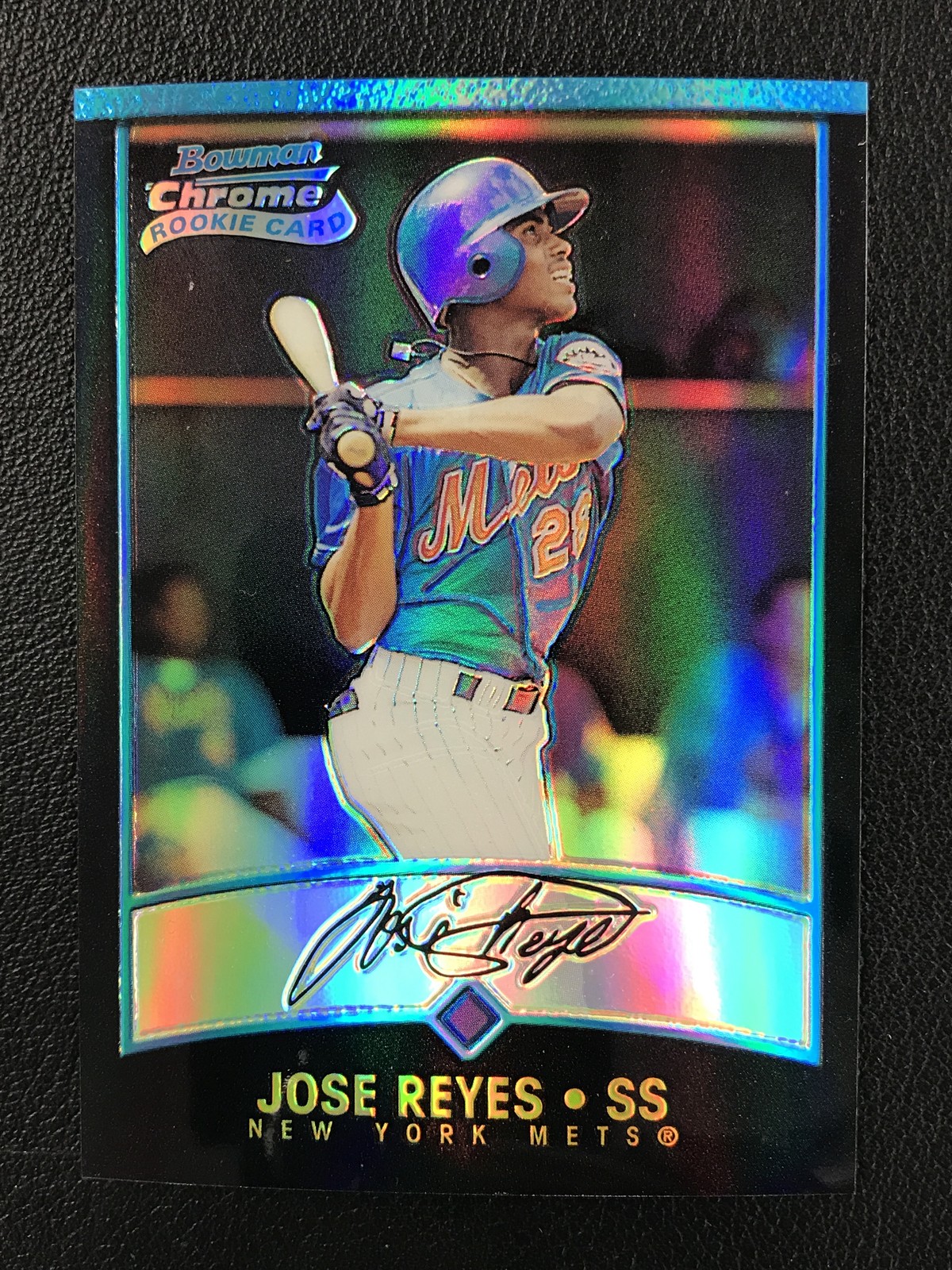 2001 Bowman Chrome #164 Jose Reyes Rookie Refractor New York Mets