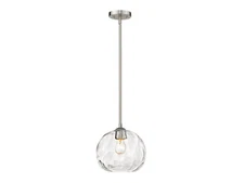 Z-Lite 490P10 Chloe 10"W Mini Pendant - Nickel